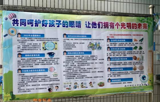 南宁师范大学明秀校区爱眼日